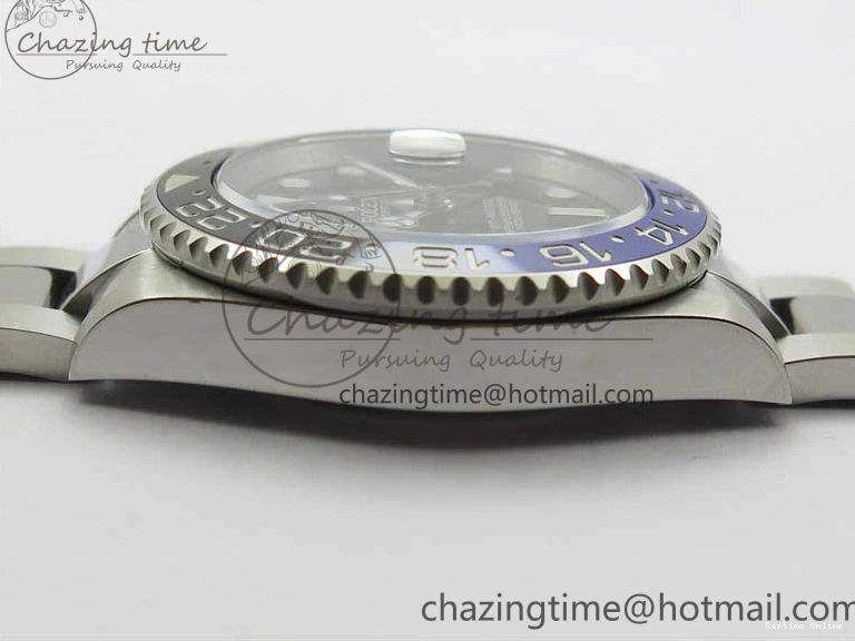 0129 GMT Master II 116710BLNR Batman Ceramic 316L Steel ROF Best Edition Black Dial on SS Bracelet A Youthful 2659